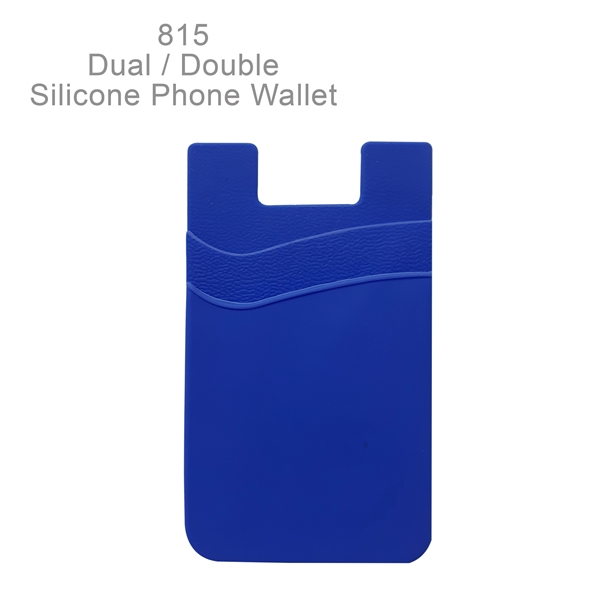 Dual pocket lightweight and compact soft silicone wallet - Ready Inventory... from ASI 45100 Chulani Promotional Products, Inc / Competitive Edge Innovations/Chulani