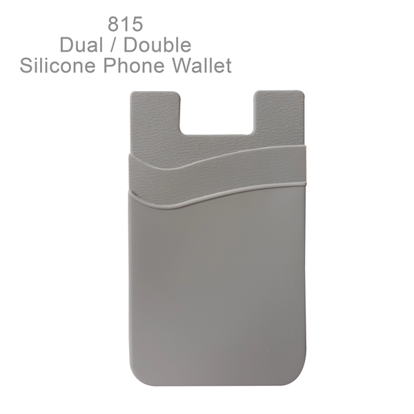 Dual pocket lightweight and compact soft silicone wallet - Ready Inventory... from ASI 45100 Chulani Promotional Products, Inc / Competitive Edge Innovations/Chulani