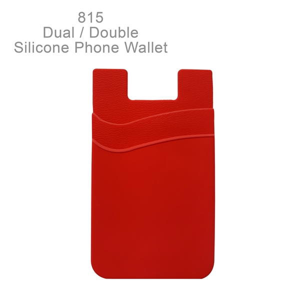 Dual pocket lightweight and compact soft silicone wallet - Ready Inventory... from ASI 45100 Chulani Promotional Products, Inc / Competitive Edge Innovations/Chulani