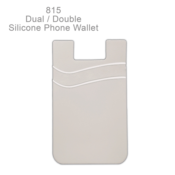 Dual pocket lightweight and compact soft silicone wallet - Ready Inventory... from ASI 45100 Chulani Promotional Products, Inc / Competitive Edge Innovations/Chulani