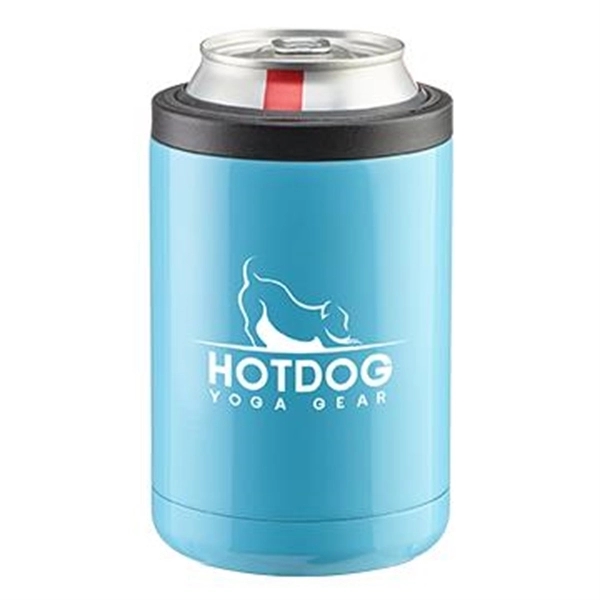 4 3/4" x 3" 2-in-1 interchangeable stainless steel insulated can cooler... from ASI 52840 Evans Manufacturing