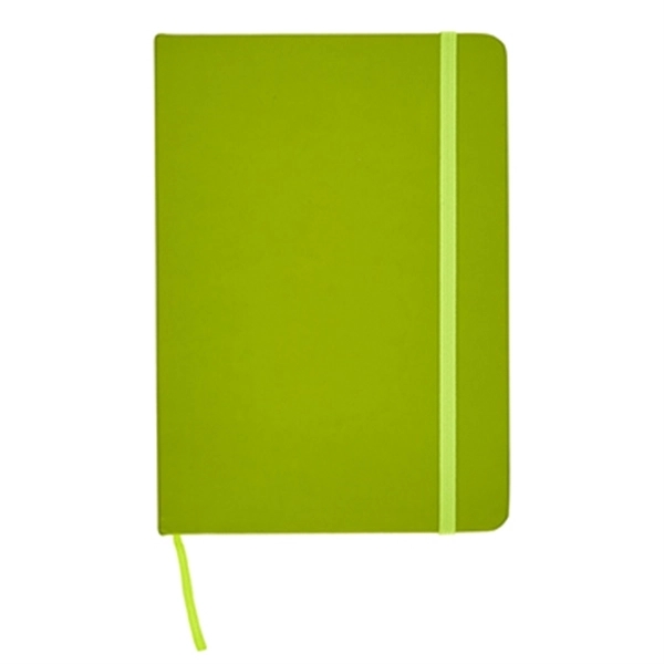 5" x 7" journal notebook with 80 lined pages, thermal polyurethane... from ASI 52840 Evans Manufacturing
