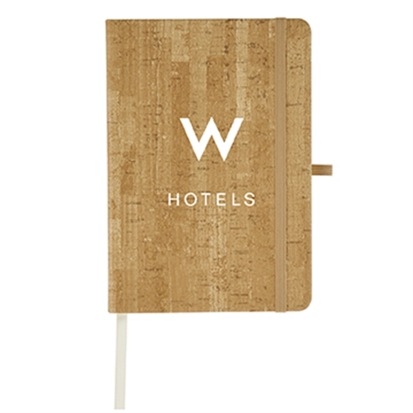 5" x 7" woodgrain-look thermal polyurethane covered journal notebook with 80... from ASI 52840 Evans Manufacturing