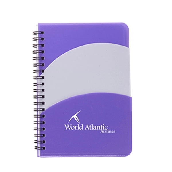 5" x 7" lined spiral notebook with double pockets.... from ASI 52840 Evans Manufacturing