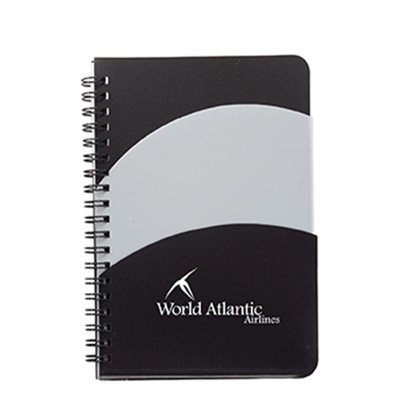 5" x 7" lined spiral notebook with double pockets.... from ASI 52840 Evans Manufacturing
