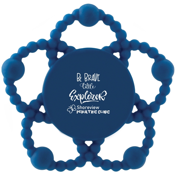 4 1/4" x 1/2" teething rings made of silicone.... from ASI 62190 Illini