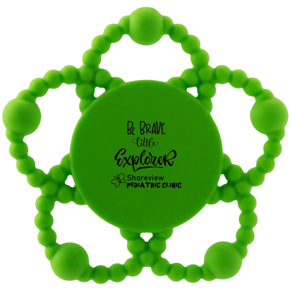 4 1/4" x 1/2" teething rings made of silicone.... from ASI 62190 Illini