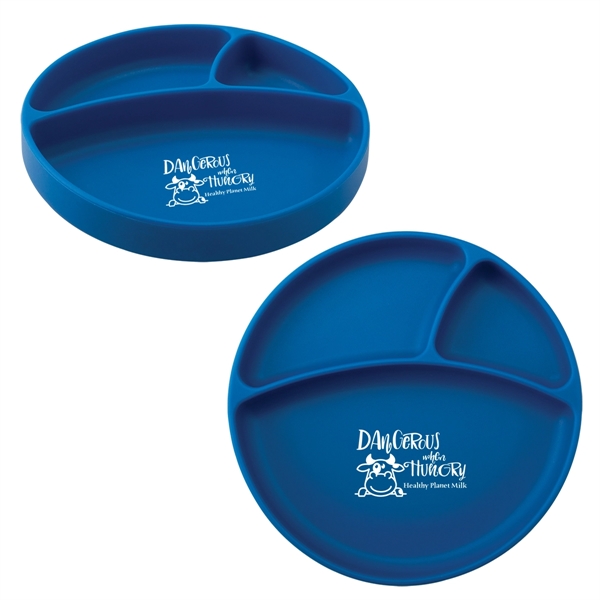 Silicone plate with a suction base that adheres firmly to surfaces.... from ASI 62190 Illini