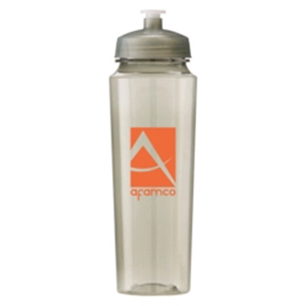 24 oz. water bottle with hydration markings with leak-resistant, push-pull lid,... from ASI 52840 Evans Manufacturing