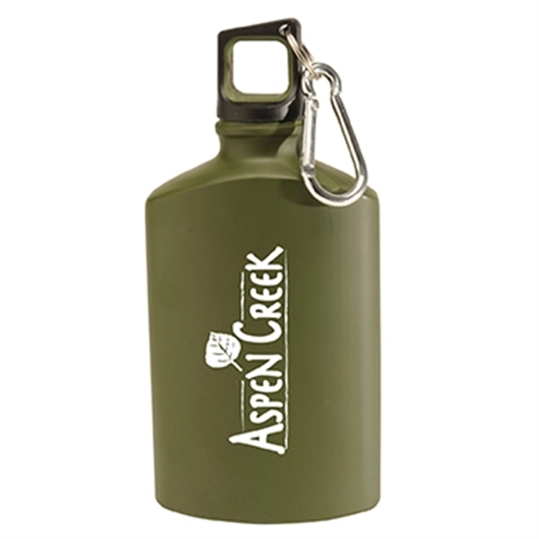 17 oz Aluminum Canteen Bottle with carabiner clip.... from ASI 52840 Evans Manufacturing