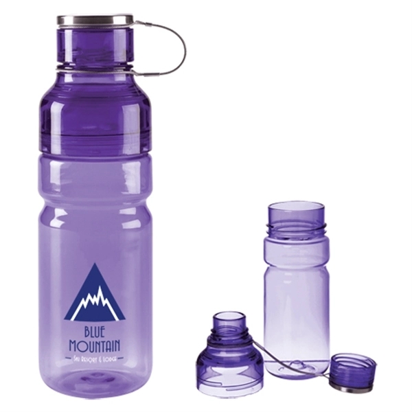 24 oz. two-top bottle with large opening for filling, small opening... from ASI 62190 Illini