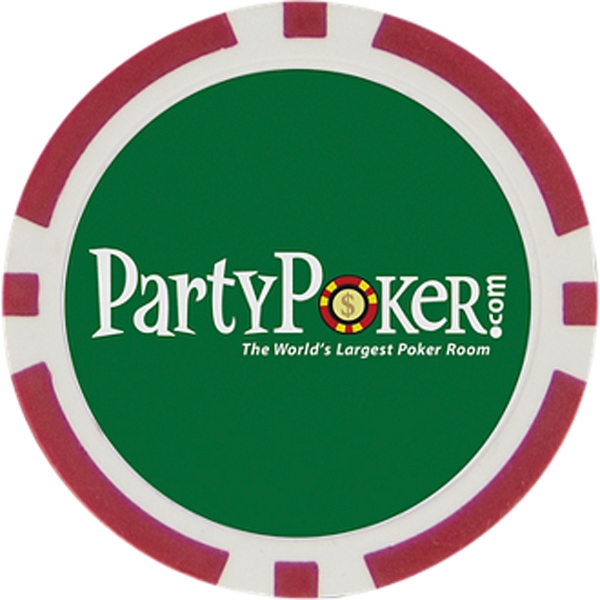 Poker chip ball marker with an assortment of colors.... from ASI 57653 Gold Bond