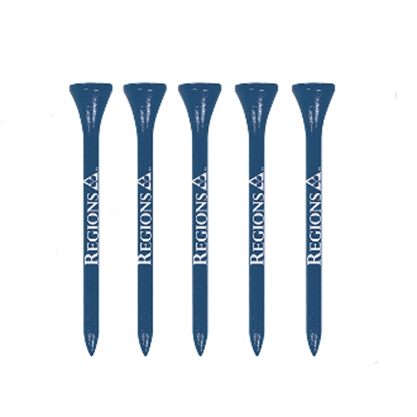 Packaged set of 5 golf tees, each measuring 2 3/4" tall.... from ASI 57653 Gold Bond