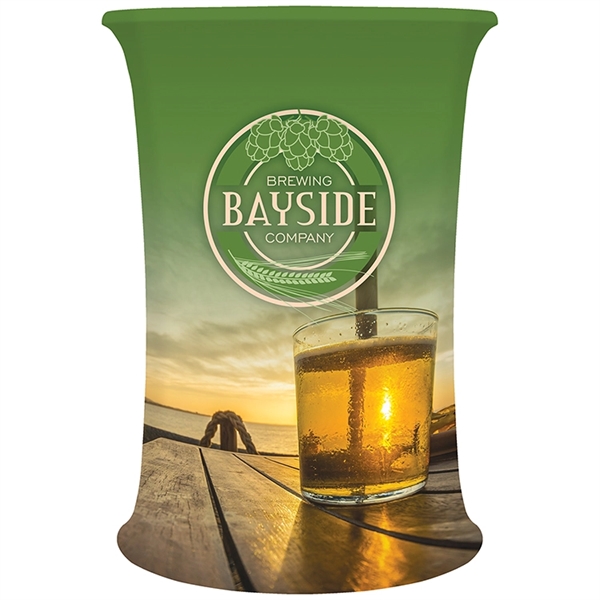 Replacement stretch polyester banner for auto rise table stand... from ASI 80228 Quinn