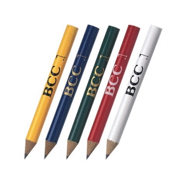 Number 2 round golf pencil available in multiple colors... from ASI 61966 HPG / Hub Pen