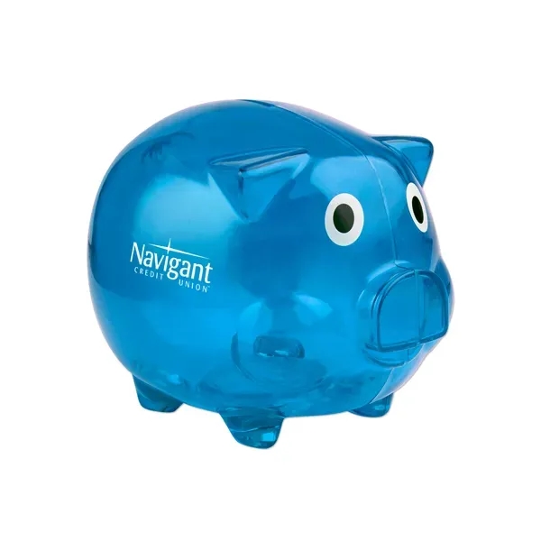 5" x 4" classic piggy bank made of plastic.... from ASI 98360 WOWLine / WOWLine®