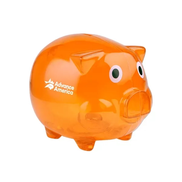 5" x 4" classic piggy bank made of plastic.... from ASI 98360 WOWLine / WOWLine®