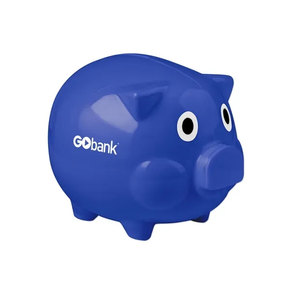 5" x 4" classic piggy bank made of plastic.... from ASI 98360 WOWLine / WOWLine®