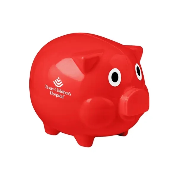 5" x 4" classic piggy bank made of plastic.... from ASI 98360 WOWLine / WOWLine®