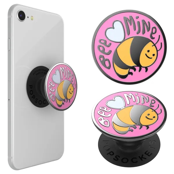 PopSockets PopGrip Enamel phone grip and stand. Custom molded with gold... from ASI 62124 iClick, Inc. / iClick®
