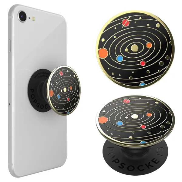 PopSockets PopGrip Enamel phone grip and stand. Custom molded with gold... from ASI 62124 iClick, Inc. / iClick®