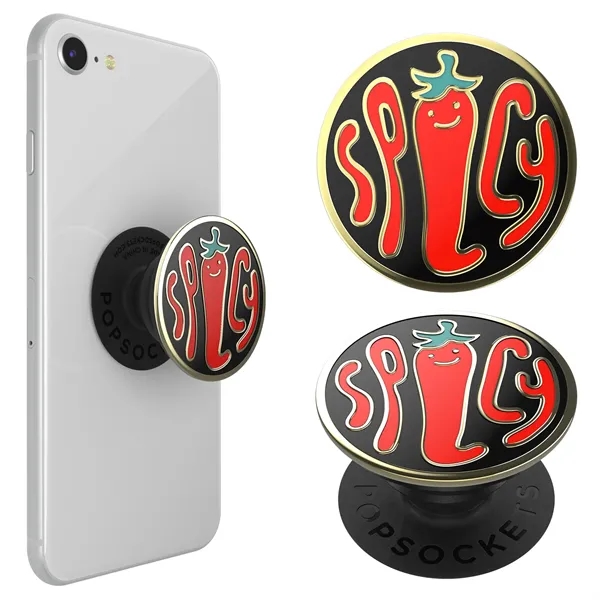 PopSockets PopGrip Enamel phone grip and stand. Custom molded with gold... from ASI 62124 iClick, Inc. / iClick®
