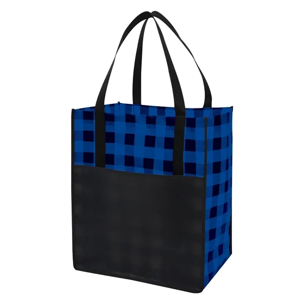 Northwoods laminated non-woven tote bag with long handles for comfortably carrying... from ASI 61125 Hit Promotional Products / Hit®