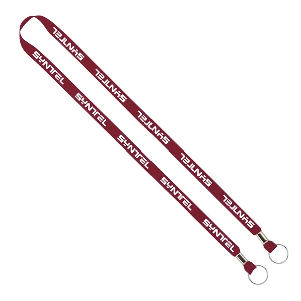 1/2" x 16" polyester lanyard with two ends, crimps and customization.... from ASI 88060 Snugz/USA Inc / SnugZ USA®