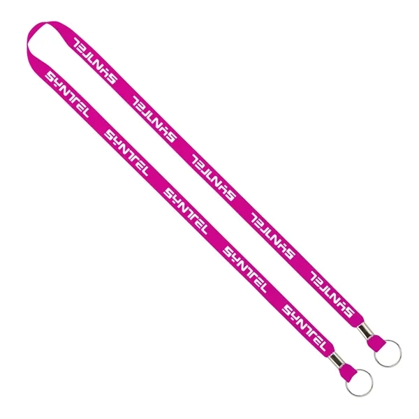1/2" x 16" polyester lanyard with two ends, crimps and customization.... from ASI 88060 Snugz/USA Inc / SnugZ USA®