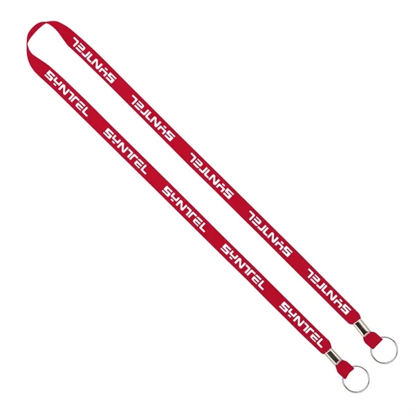 1/2" x 16" polyester lanyard with two ends, crimps and customization.... from ASI 88060 Snugz/USA Inc / SnugZ USA®