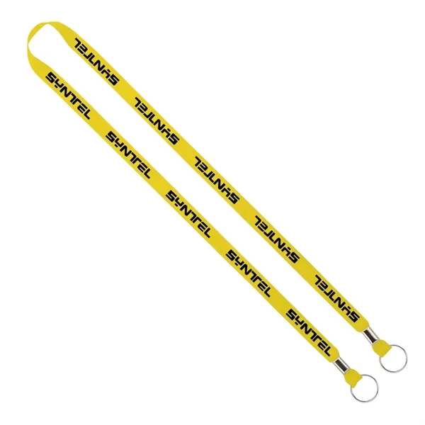 1/2" x 16" polyester lanyard with two ends, crimps and customization.... from ASI 88060 Snugz/USA Inc / SnugZ USA®