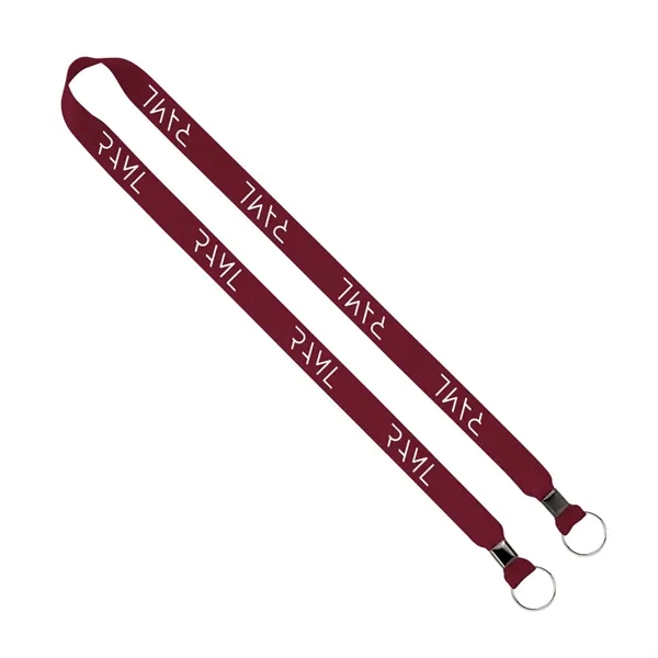 3/4" x 16" double-ended polyester lanyard with crimps.... from ASI 88060 Snugz/USA Inc / SnugZ USA®