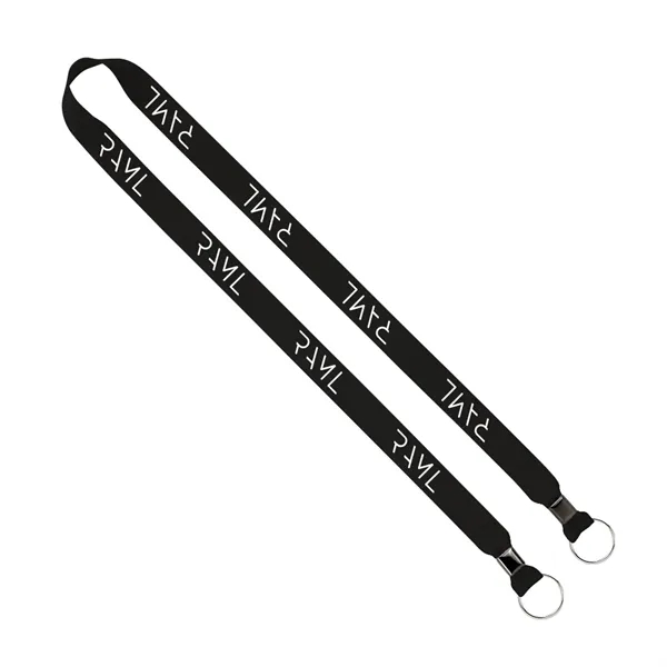 3/4" x 16" double-ended polyester lanyard with crimps.... from ASI 88060 Snugz/USA Inc / SnugZ USA®