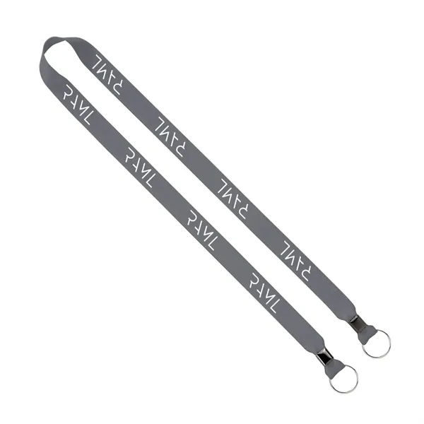 3/4" x 16" double-ended polyester lanyard with crimps.... from ASI 88060 Snugz/USA Inc / SnugZ USA®