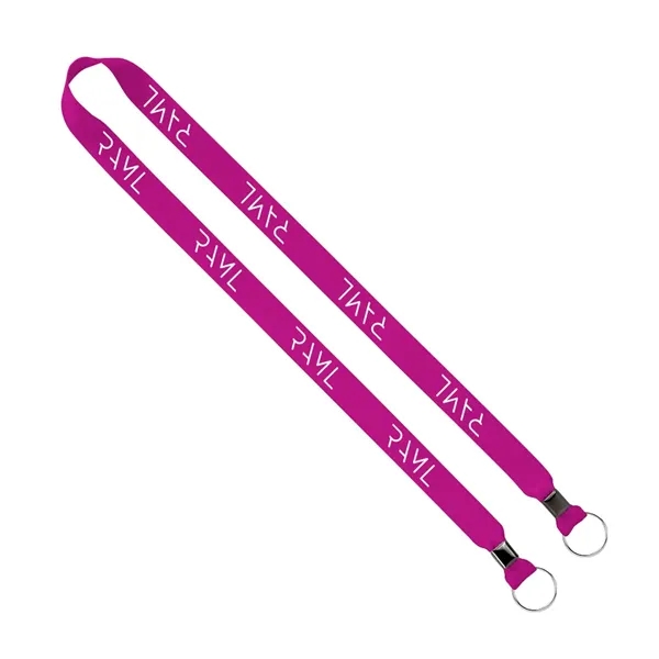 3/4" x 16" double-ended polyester lanyard with crimps.... from ASI 88060 Snugz/USA Inc / SnugZ USA®