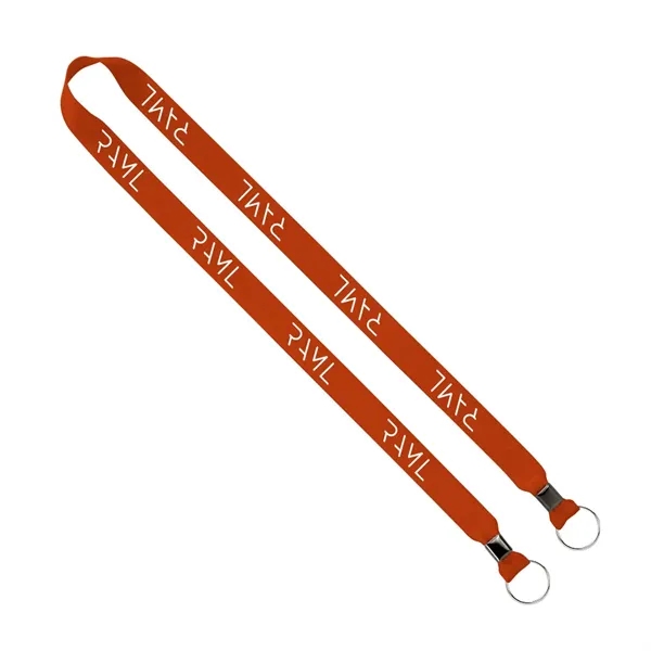 3/4" x 16" double-ended polyester lanyard with crimps.... from ASI 88060 Snugz/USA Inc / SnugZ USA®