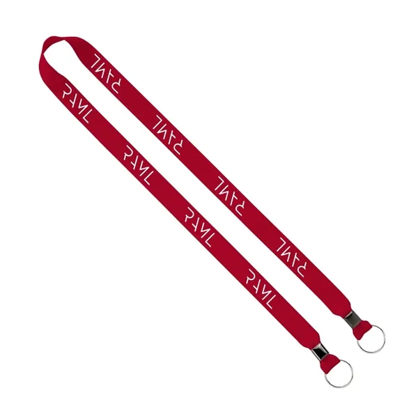 3/4" x 16" double-ended polyester lanyard with crimps.... from ASI 88060 Snugz/USA Inc / SnugZ USA®