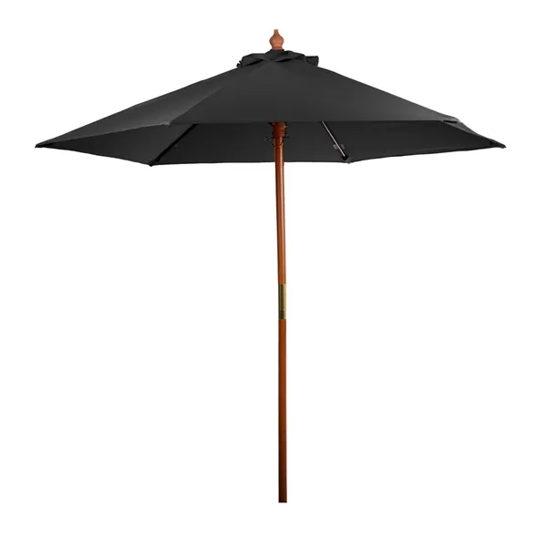 Market umbrella with 7' arc, 6 panel configuration, 2-pc. solid wood... from ASI 76730 Peerless Umbrella Co Inc / Threads By Peerless