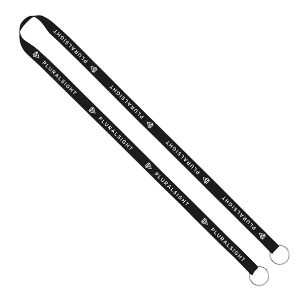 1/2" x 16" two-ended polyester lanyard with sewn metal split rings.... from ASI 88060 Snugz/USA Inc / SnugZ USA®