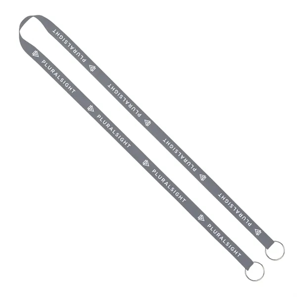 1/2" x 16" two-ended polyester lanyard with sewn metal split rings.... from ASI 88060 Snugz/USA Inc / SnugZ USA®