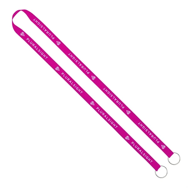 1/2" x 16" two-ended polyester lanyard with sewn metal split rings.... from ASI 88060 Snugz/USA Inc / SnugZ USA®