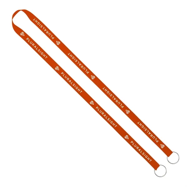 1/2" x 16" two-ended polyester lanyard with sewn metal split rings.... from ASI 88060 Snugz/USA Inc / SnugZ USA®