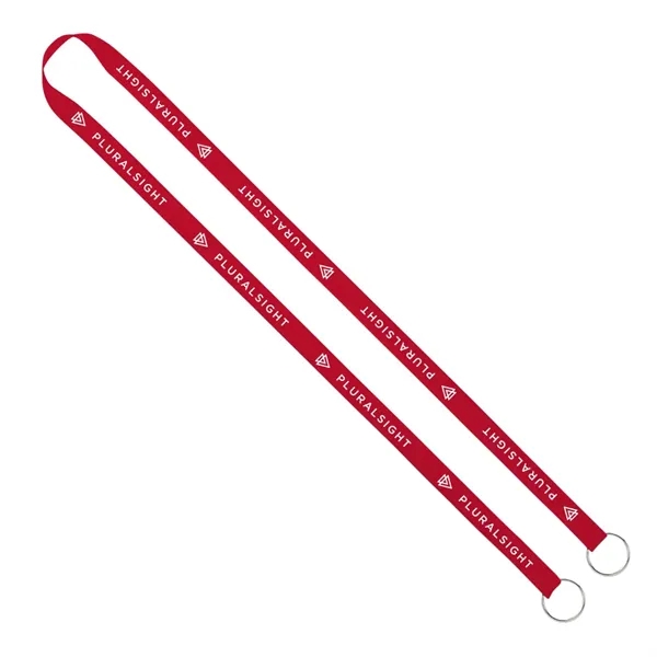 1/2" x 16" two-ended polyester lanyard with sewn metal split rings.... from ASI 88060 Snugz/USA Inc / SnugZ USA®