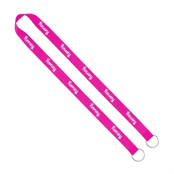 3/4" x 16" polyester lanyard with double ends and sewn metal... from ASI 88060 Snugz/USA Inc / SnugZ USA®