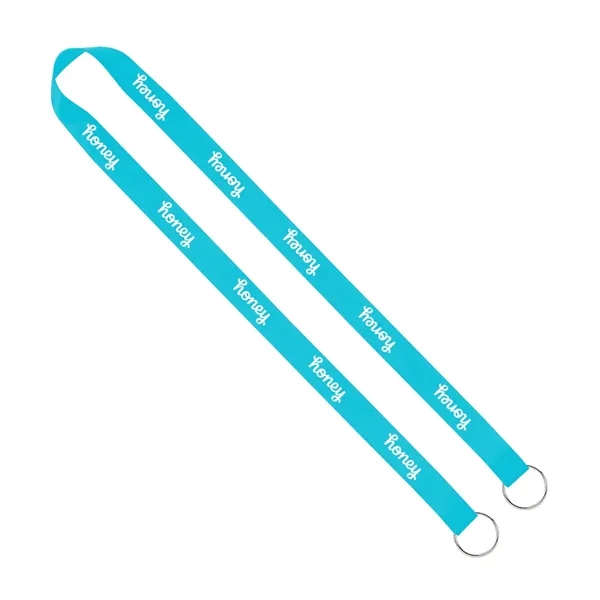 3/4" x 16" polyester lanyard with double ends and sewn metal... from ASI 88060 Snugz/USA Inc / SnugZ USA®