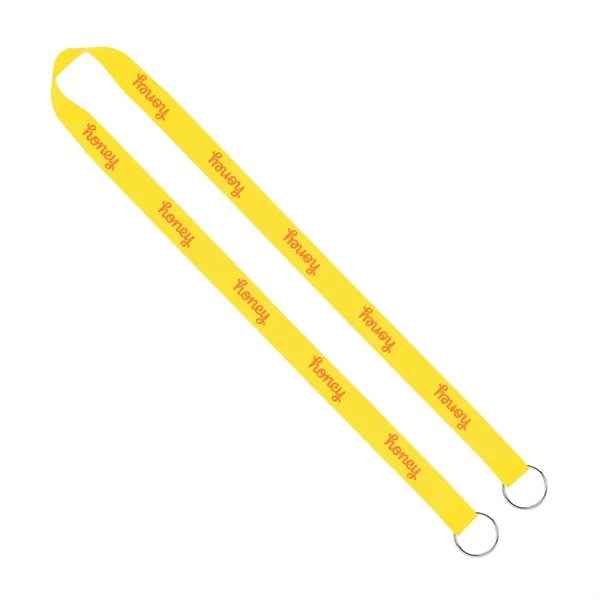 3/4" x 16" polyester lanyard with double ends and sewn metal... from ASI 88060 Snugz/USA Inc / SnugZ USA®