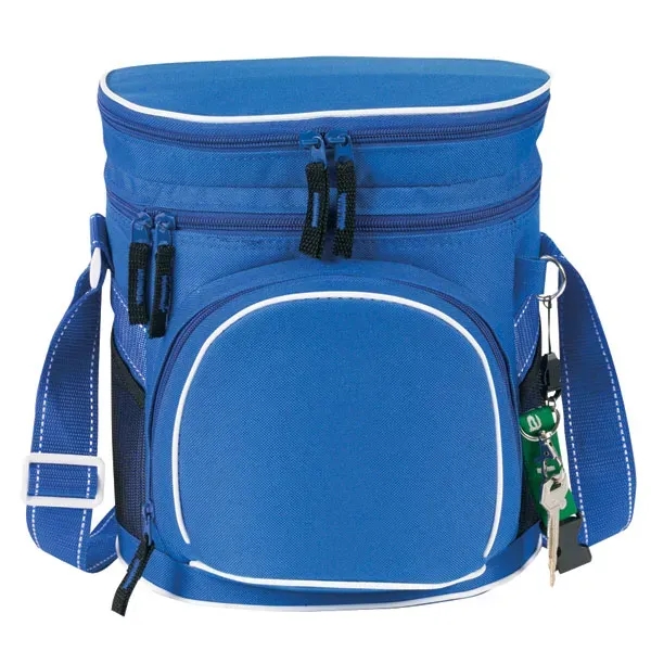 Double Compartment 12 Pack Golf Cooler. Made of poly 600 denier,... from ASI 46420 Continental Mkting Svc Inc / CMBags