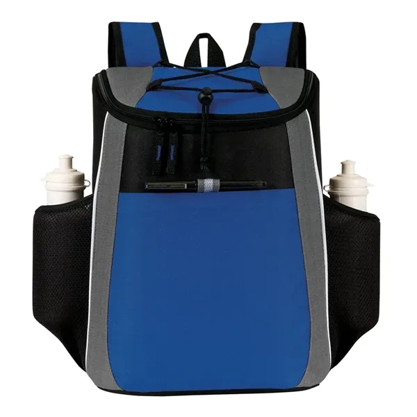 Accent 18 Cans Cooler Backpack. Made of 600 denier poly and... from ASI 46420 Continental Mkting Svc Inc / CMBags