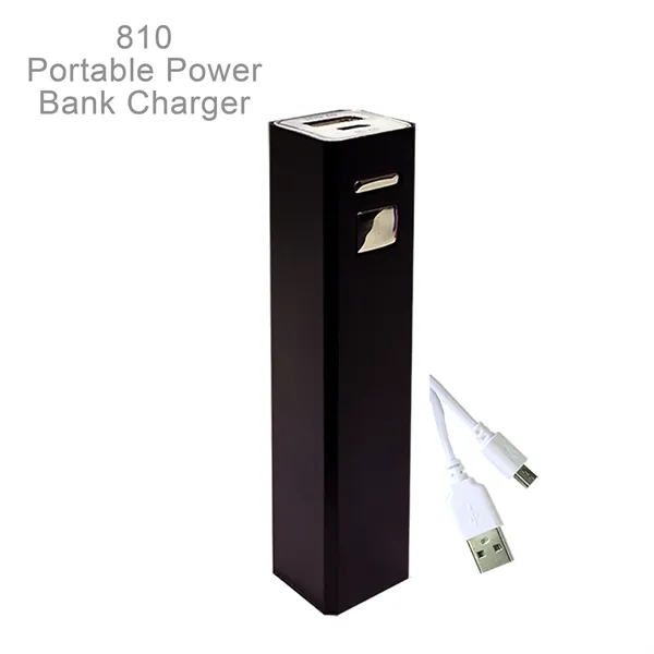 Portable Power Bank Charger. Strong Anodized Aluminum Body.  Lithium-ion battery,... from ASI 45100 Chulani Promotional Products, Inc / Competitive Edge Innovations/Chulani