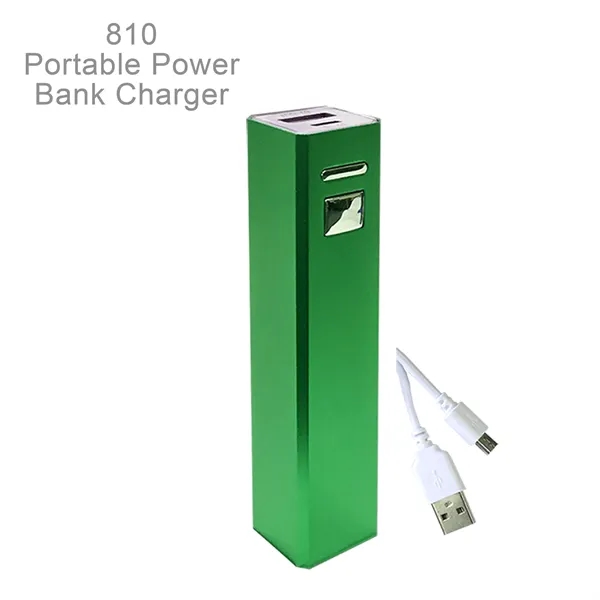 Portable Power Bank Charger. Strong Anodized Aluminum Body.  Lithium-ion battery,... from ASI 45100 Chulani Promotional Products, Inc / Competitive Edge Innovations/Chulani